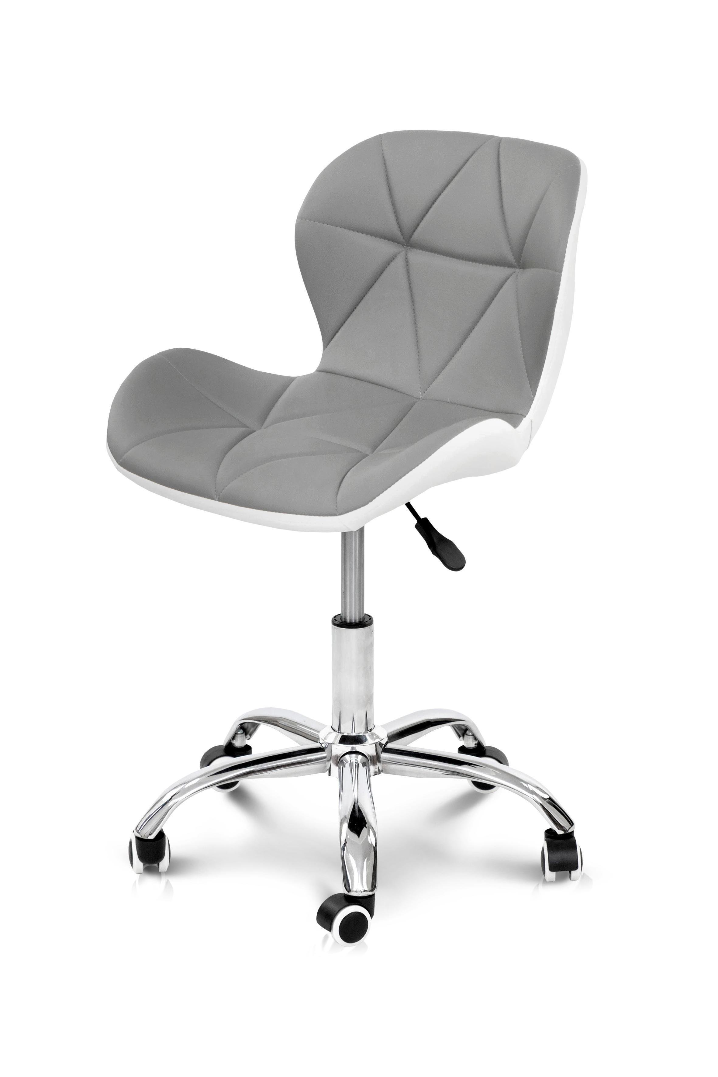 Офисное кресло Мікс Меблі Рокки кожзам 470x770x360 мм Серо-белый (GAА0055376) Офисное кресло Мікс Меблі Рокки кожзам 470x770x360 мм Серо-белый (GAА0055376)