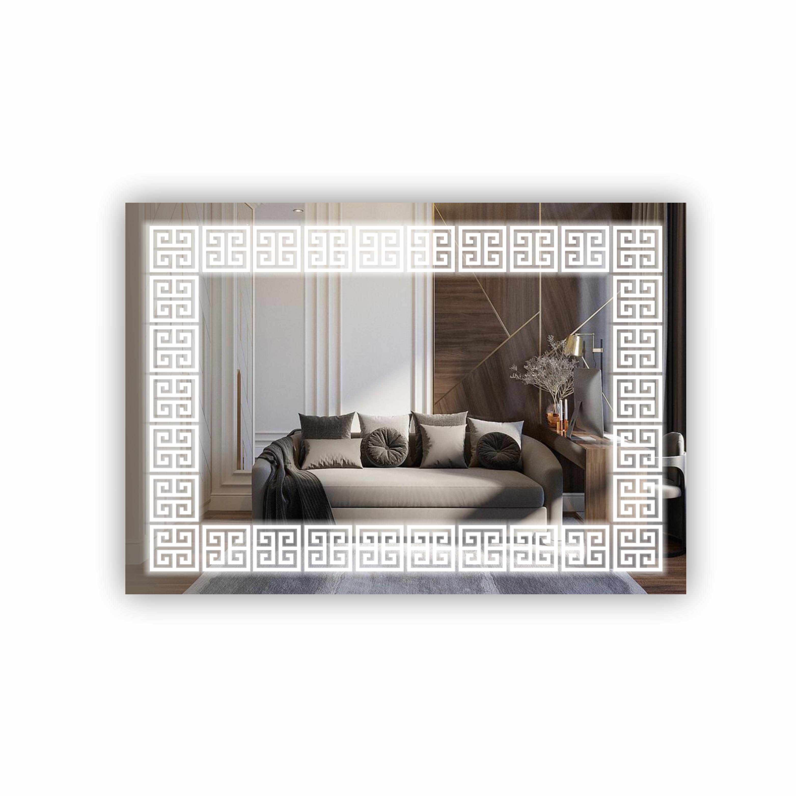 Зеркало с LED подсветкой 1000х700 мм (R-074)