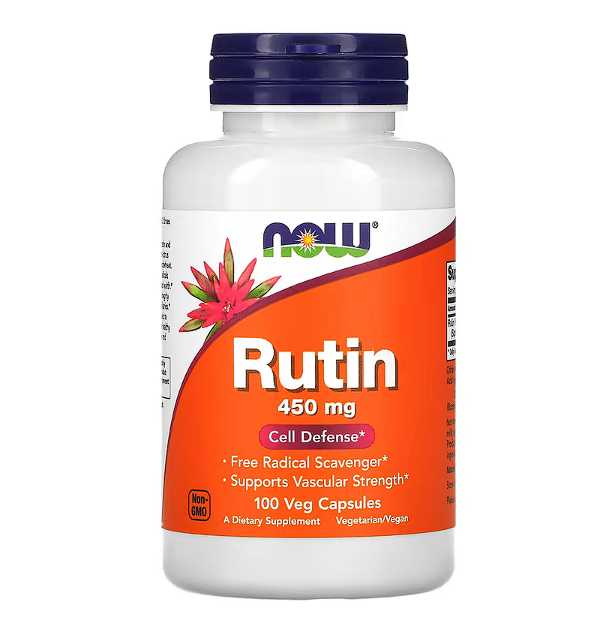 Рутин NOW Rutin 450 mg 100 veg caps (18302-01)