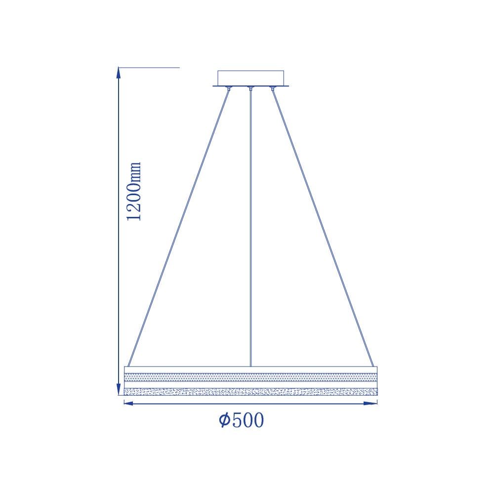 Светодиодный светильник Feron AL6610 Shine Levitation 50 W Серебро - фото 4