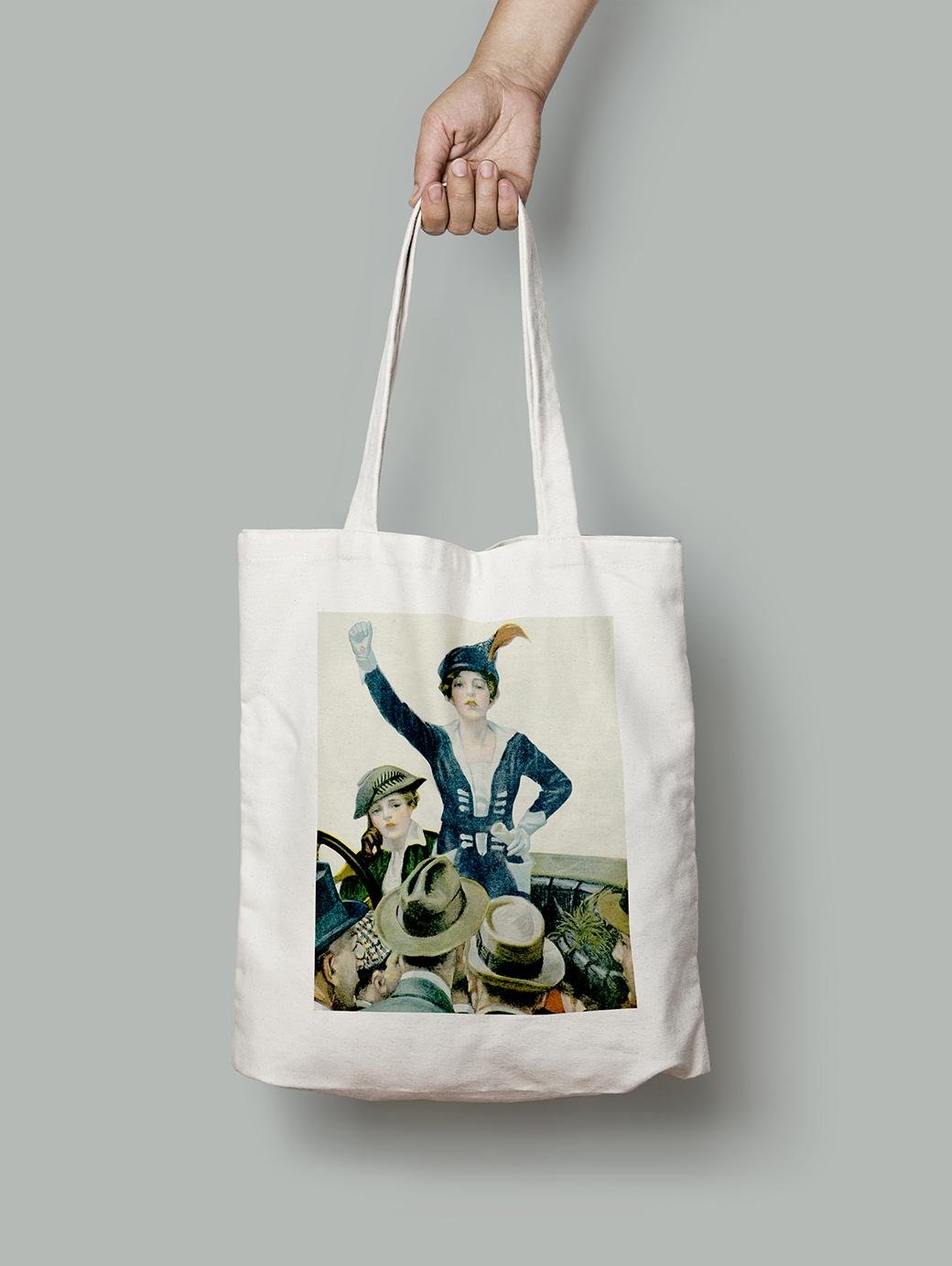 Эко-сумка Женщина предводитель шопер (FA08002_Bag)