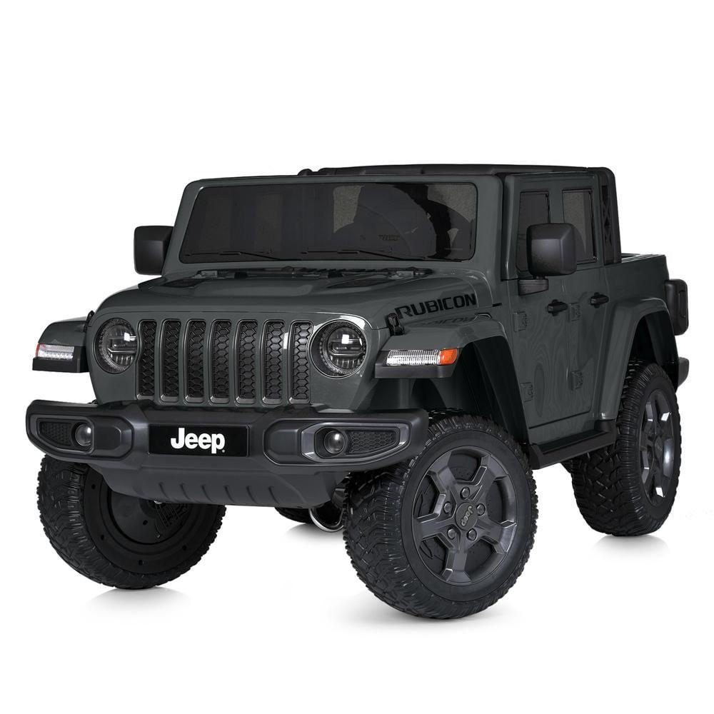 Детский электромобиль двухместный Bambi джип Jeep Rubicon M 5740EBLR Серый