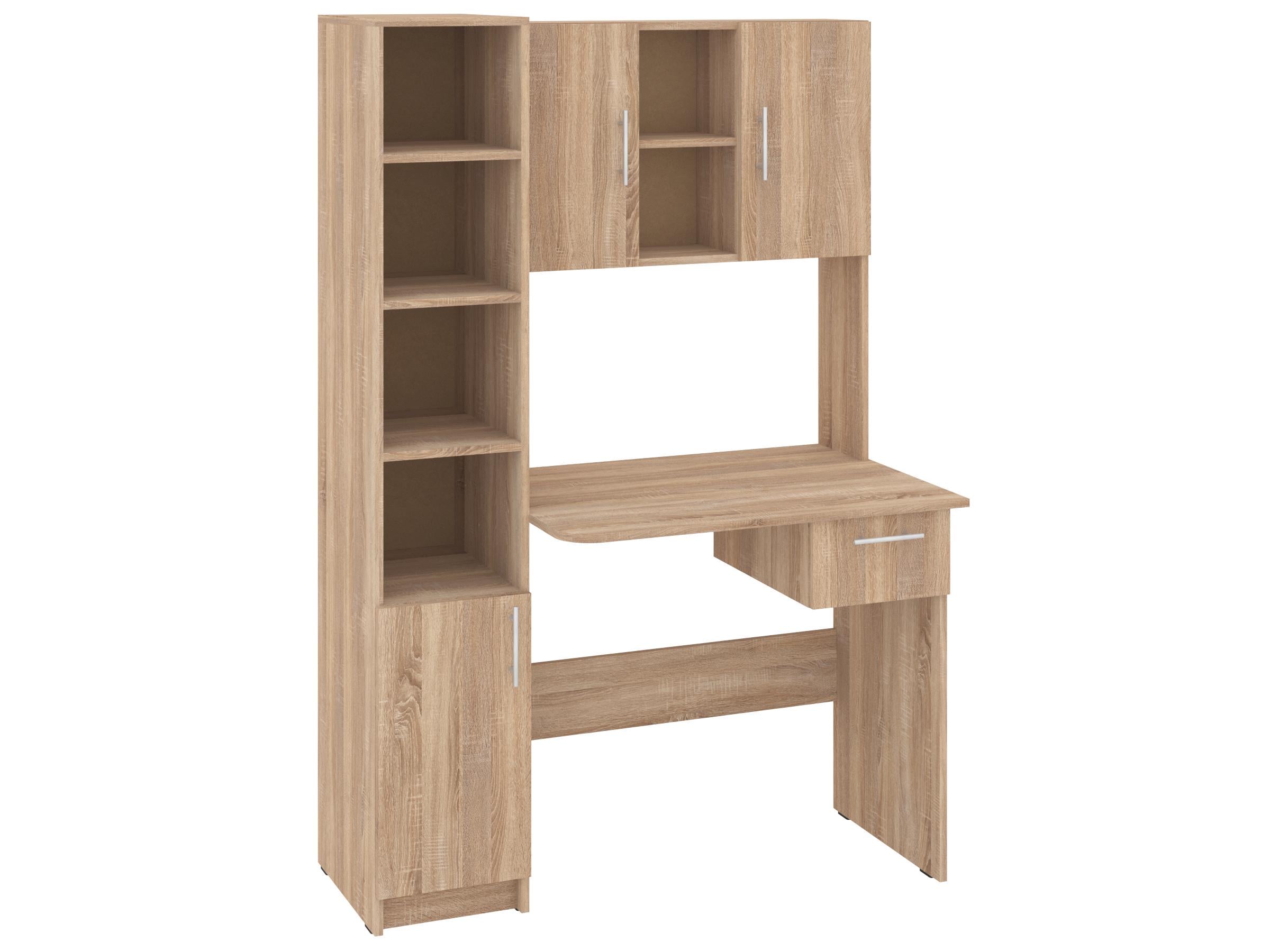 Письменный стол PEHOTIN Пилигрим 113х60х75/168 см Дуб сонома (PN-101567) Письменный стол PEHOTIN Пилигрим 113х60х75/168 см Дуб сонома (PN-101567)