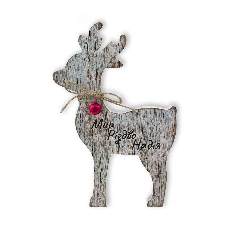 Різдвяна статуетка Олень Мир Різдво Надія 3 шт. (хррд0007у) Різдвяна статуетка Олень Мир Різдво Надія 3 шт. (хррд0007у)