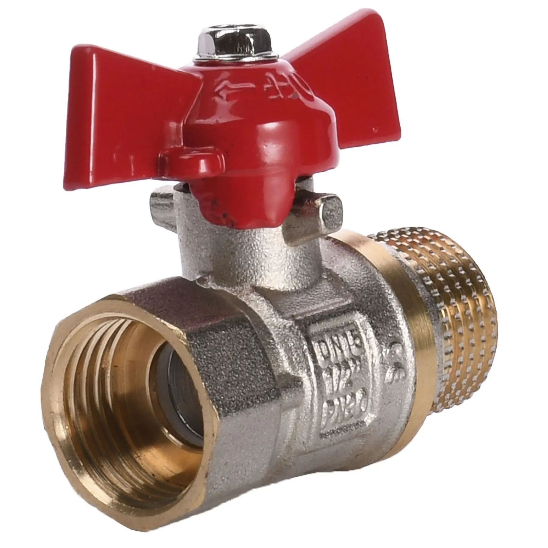 Кран кульовий прямий WATER VALVE 1/2″ ЗВ ЧМ NV-V Q002 (GSR-000004538) - фото 2