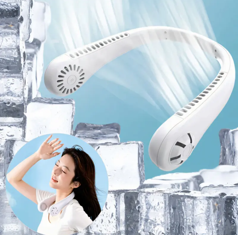 Вентилятор безлопатевий на шию MM04 акумуляторний 3 режими охолодження Білий (2479517704) - фото 4 Вентилятор безлопатевий на шию MM04 акумуляторний 3 режими охолодження Білий (2479517704) - фото 4