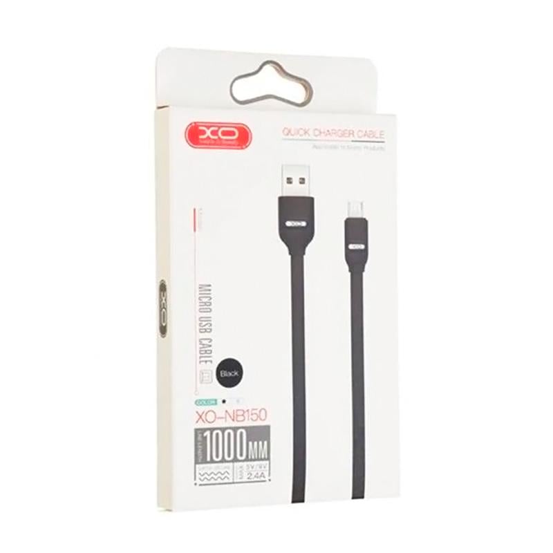 Кабель Xo NB150 USB MicroUSB 2,4A 1 м Black - фото 2