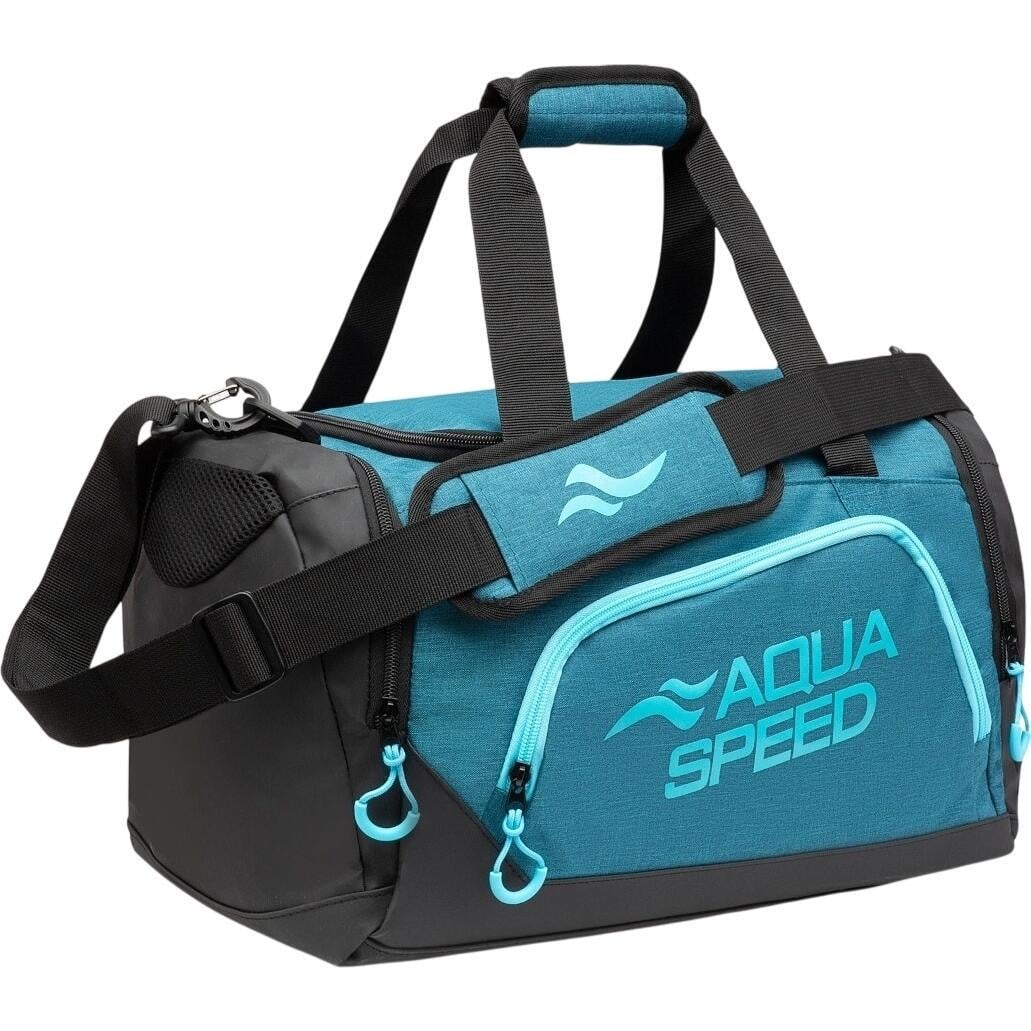 Сумка спортивная Aqua Speed DUFFEL BAG S 33L Темно-бирюзово-черный (141-24)