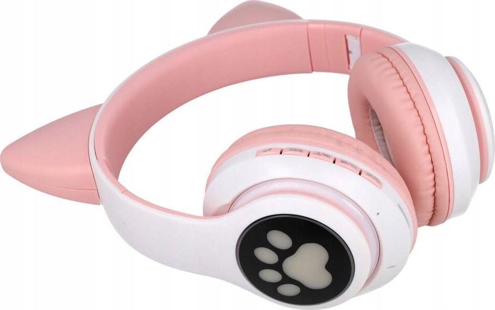 Навушники без мікрофону PROTECT LED Pink (547500)