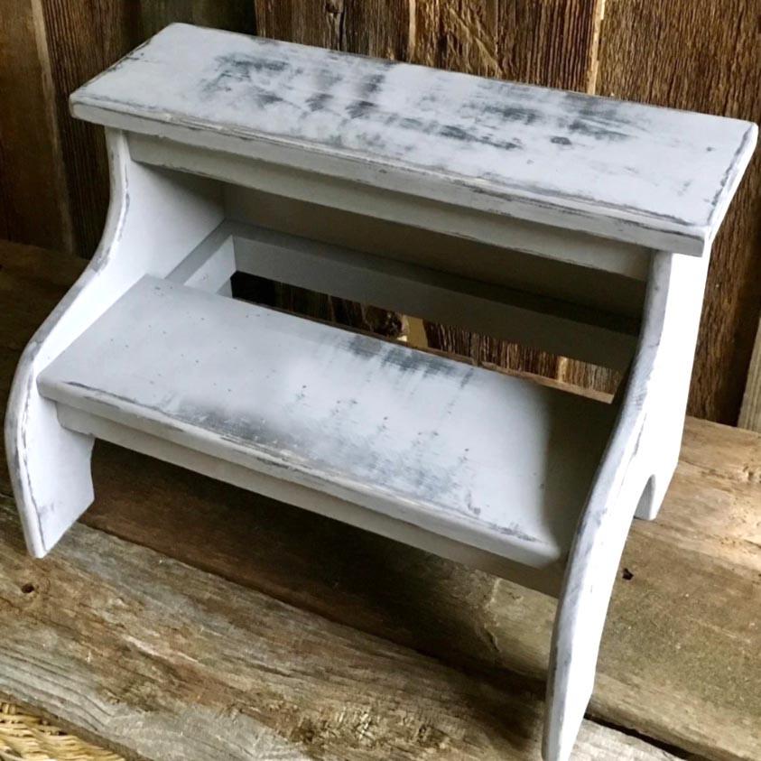 Скамейка-ступенька из дерева Мисури Шебби (ССТ-002521)