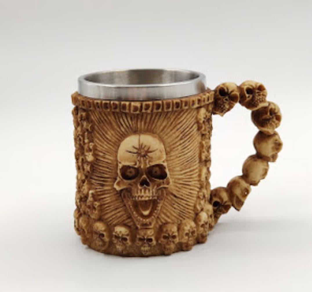 Кружка с черепами 3D 400 мл