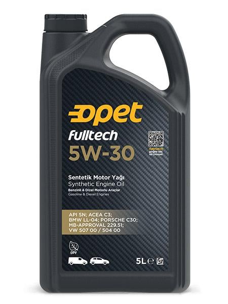 Моторна Олива синтетична Fulltech 5W-30 5 л