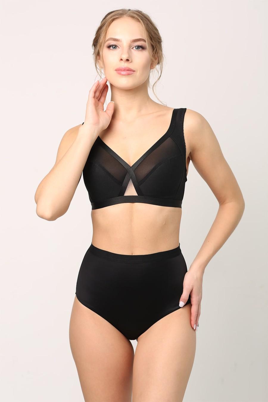 Трусики бразилиана ZeBra р. 7/3XL Черный (67035)