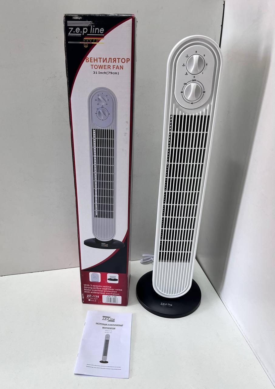 Вентилятор підлоговий Zepline 3 швидкості 500 Вт (ZP-138) - фото 8 Вентилятор підлоговий Zepline 3 швидкості 500 Вт (ZP-138) - фото 8