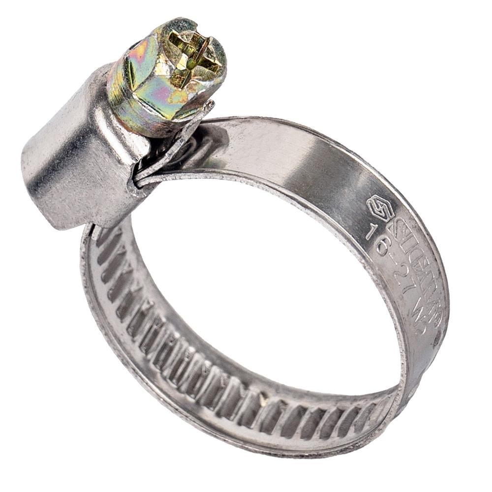 Хомут из нержавеющей стали 16-27 мм (1639)