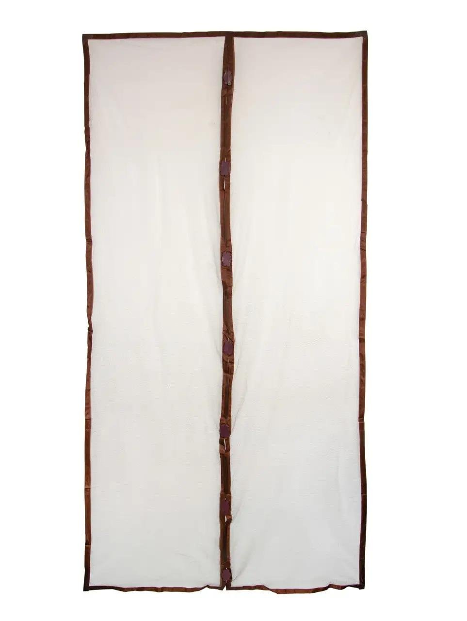 Сетка от мух на двери на магнитах 100х210 см Коричневый (1000611-Brown)