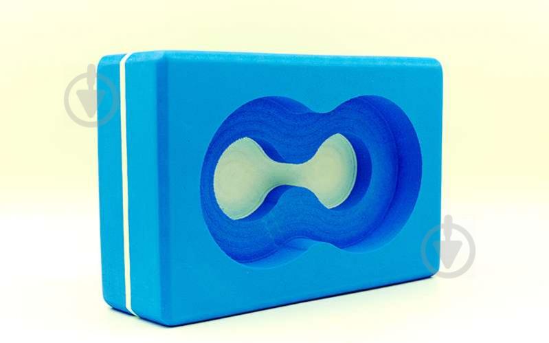 Блок для йоги с отверстием planeta-sport Record FI-5163 Синий Блок для йоги с отверстием planeta-sport Record FI-5163 Синий