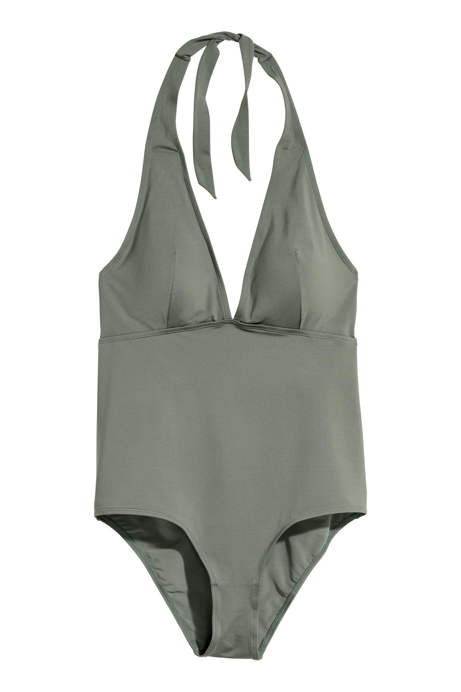 Купальник H&M р. 48 Темно-зеленый (412584633)