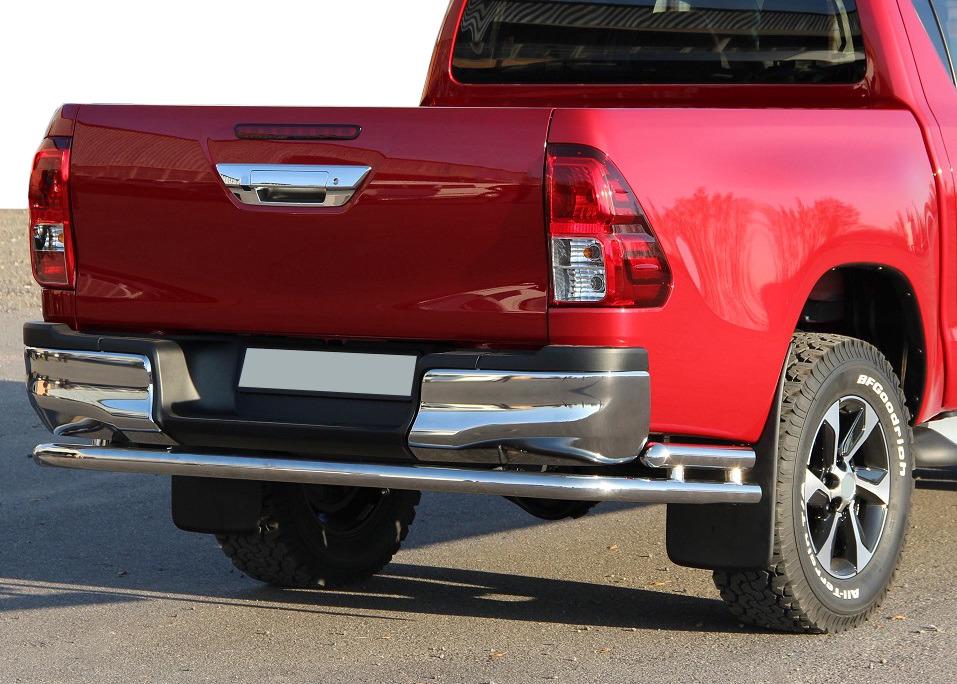 Задняя дуга AK005-2 CAN для Toyota Hilux 2015- гг. нержавеющая сталь Хром