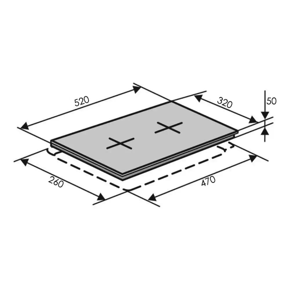 Варочная поверхность Ventolux HG320 RCEST BK 7 (2059765959700) - фото 5