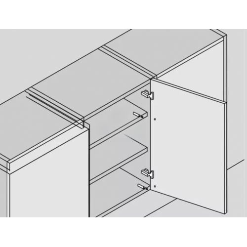 Отталкиватель для мебельных фасадов магнитный Sigma 39,7 мм Серый (713731) - фото 3 Отталкиватель для мебельных фасадов магнитный Sigma 39,7 мм Серый (713731) - фото 3
