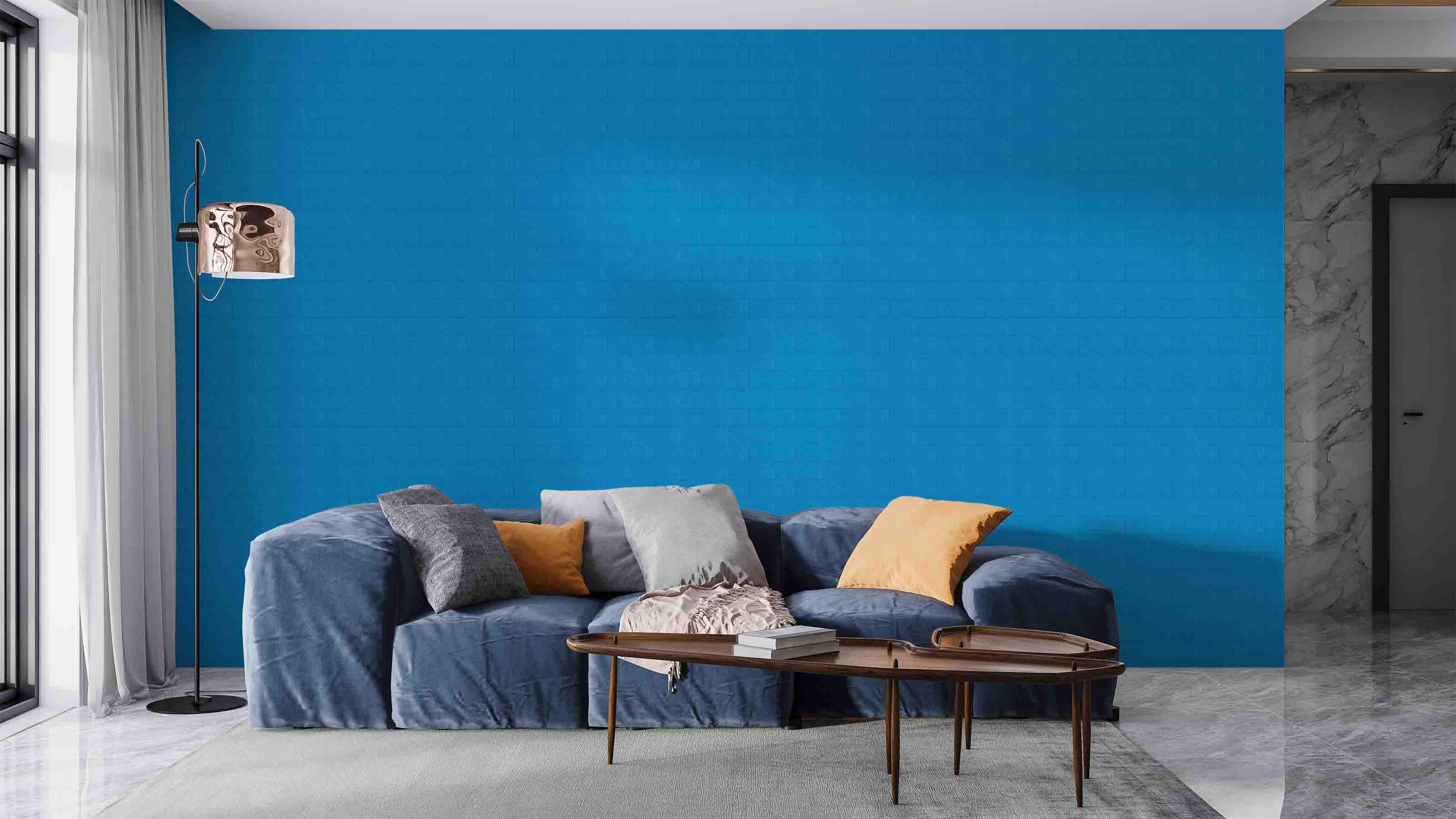 3D-панель декоративная самоклеющаяся под кирпич 700x770x5 мм Синий (111) - фото 4 3D-панель декоративная самоклеющаяся под кирпич 700x770x5 мм Синий (111) - фото 4