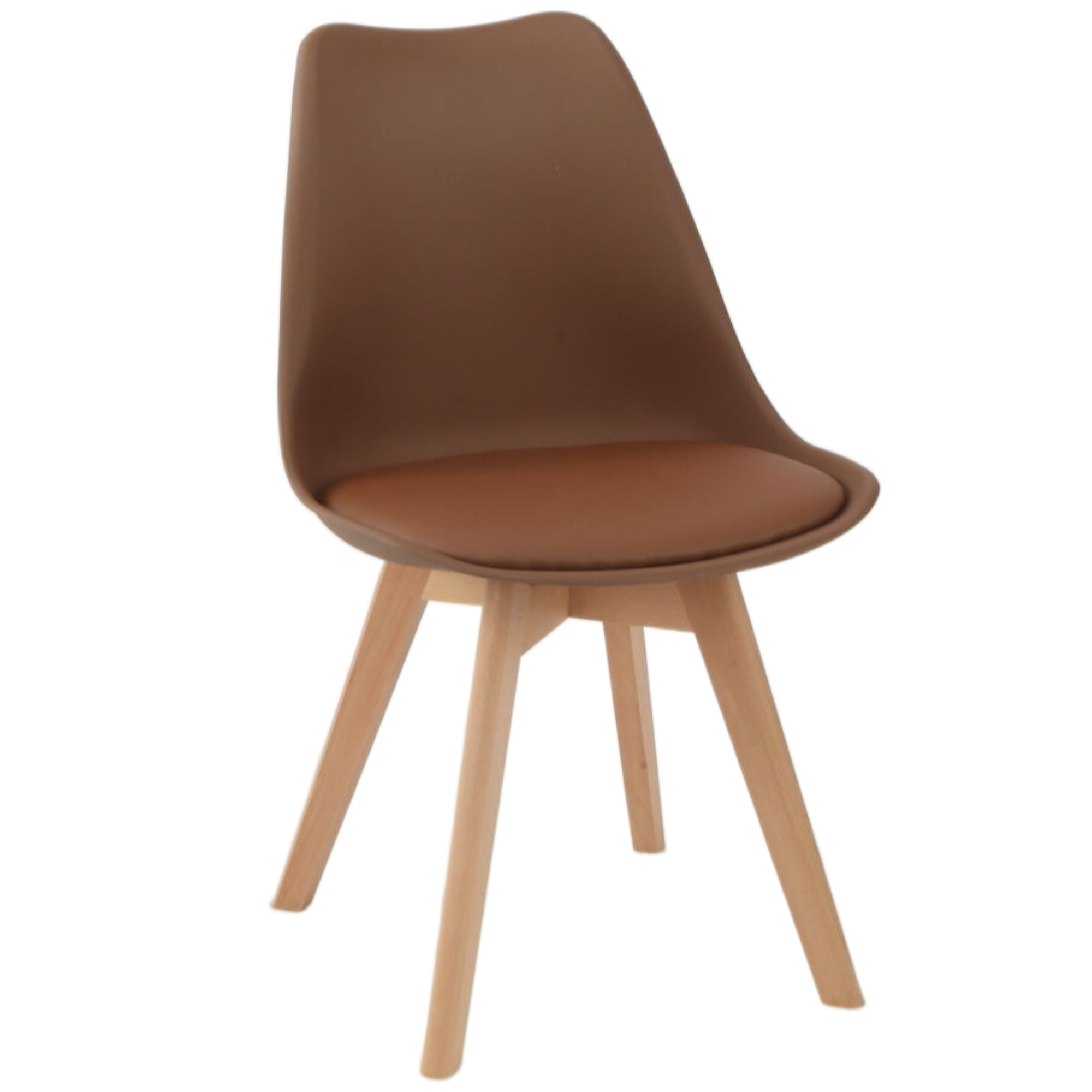 Стул Intarsio Kruz Бук/Коричневый (11671671) Стул Intarsio Kruz Бук/Коричневый (11671671)