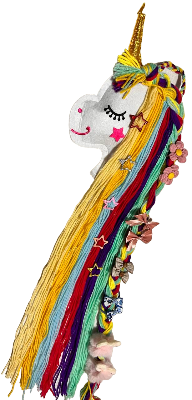 Органайзер для аксессуаров Единорог с резинками и заколками для волос (51893)