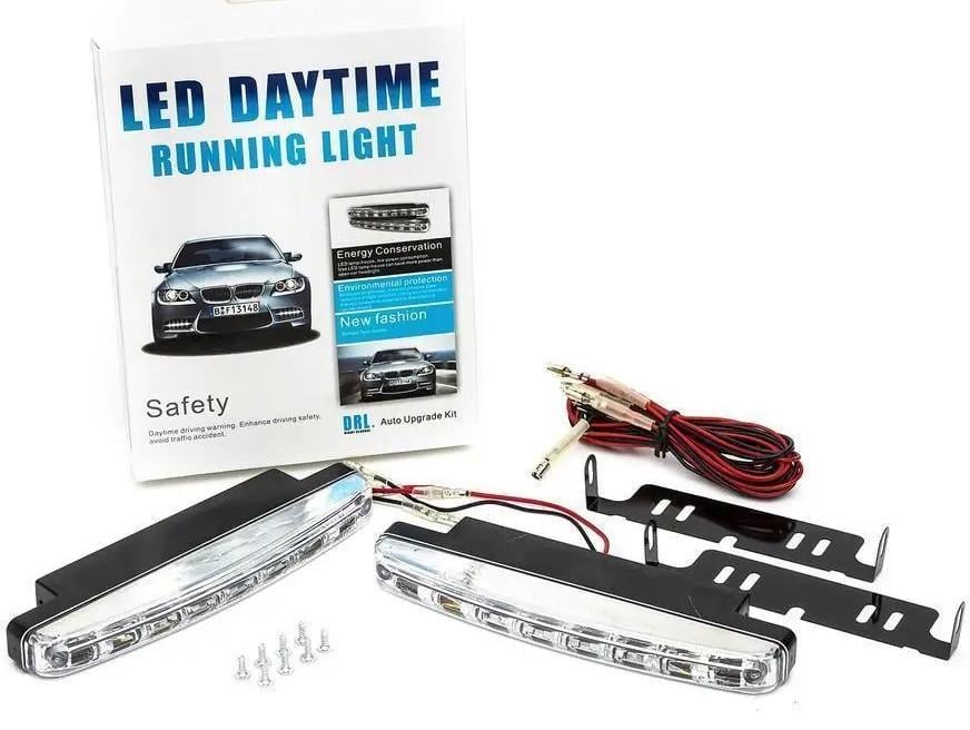 Автомобильные лампы DRL Дневные ходовые огни 8 LED (0872)