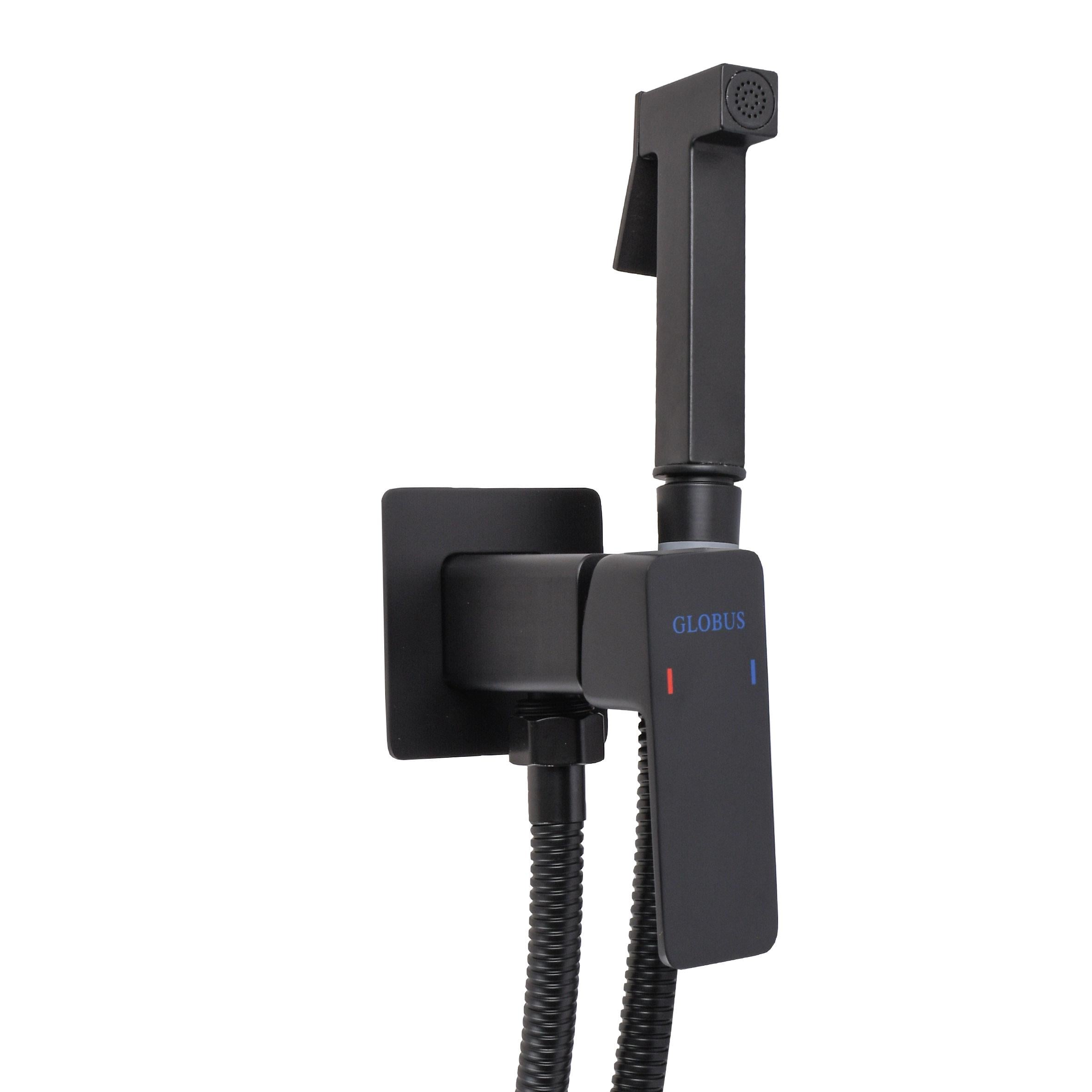 Смеситель для гигиенического душа Globus Lux Milano GLM-0-106MIX скрытый 000028567 Черный (232863)