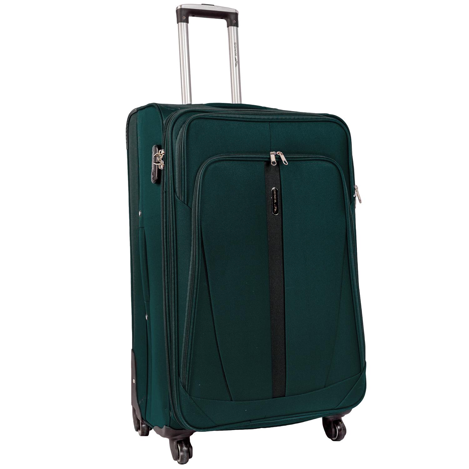 Валіза Wings 1706-4 L Темно-зелений (48138) Валіза Wings 1706-4 L Темно-зелений (48138)