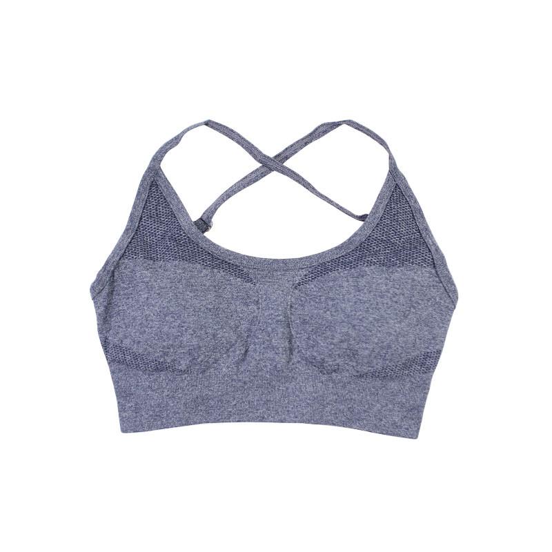 Топ для фітнесу і йоги Lesko 9187 L Grey/Blue