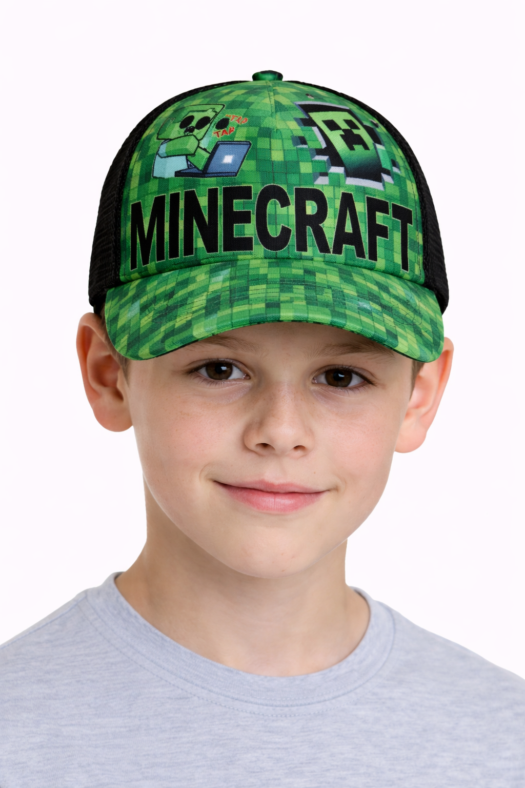 Бейсболка Майнкрафт для мальчика 54-56 см (33554244)