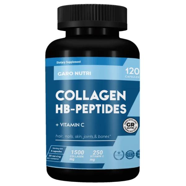 Хондропротектор Garo Nutrition Collagen HB Peptides/Vitamin C 120 капс. (000022511)