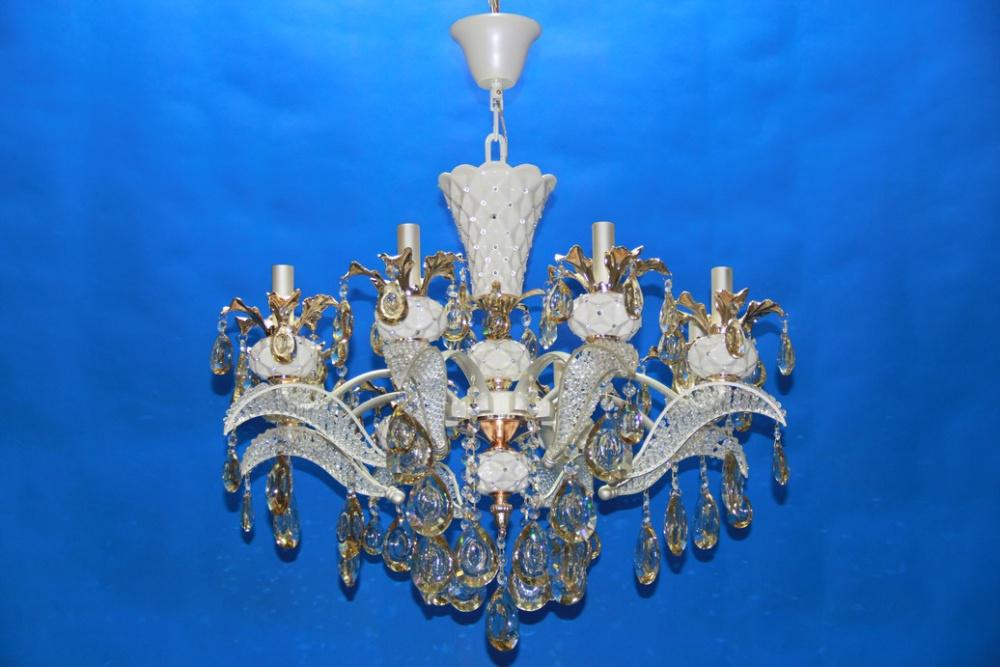 Люстра свеча Ray L77013/8 WT (IR007090) Люстра свеча Ray L77013/8 WT (IR007090)