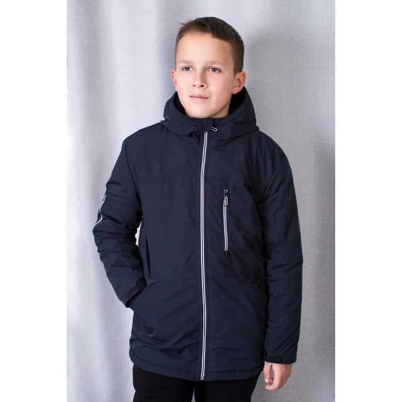 Куртка для мальчика удлиненная на флисе 146 см (2710793686)