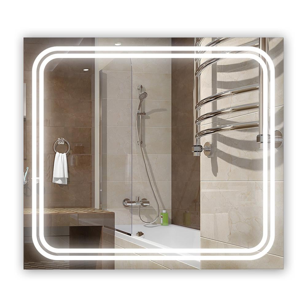 Зеркало с LED подсветкой 900х800 мм (SR-066)