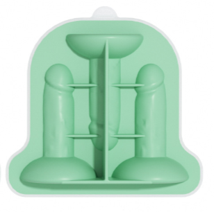 Формочка для кубиков льда Смешная Зеленый