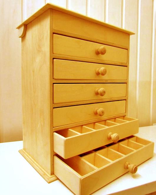 Мини-комод из дерева Серембан Карри (МНК-002203)