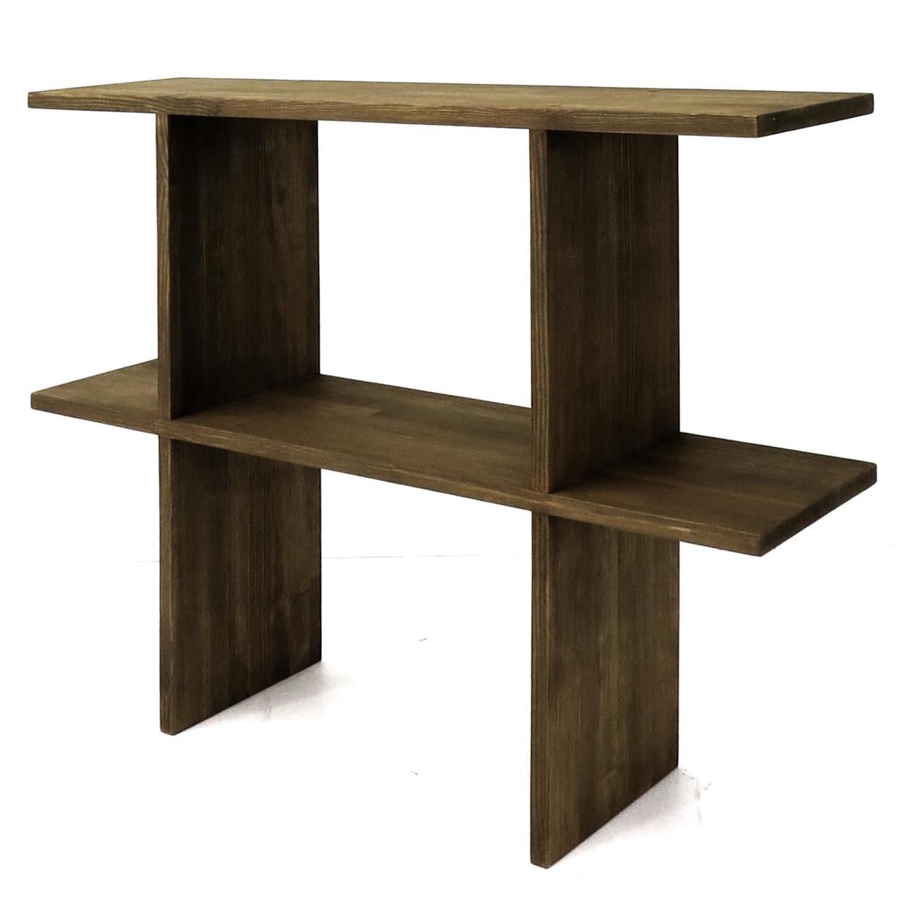 Полка-надстройка настольная из дерева Семане мускат (АКД-000407)