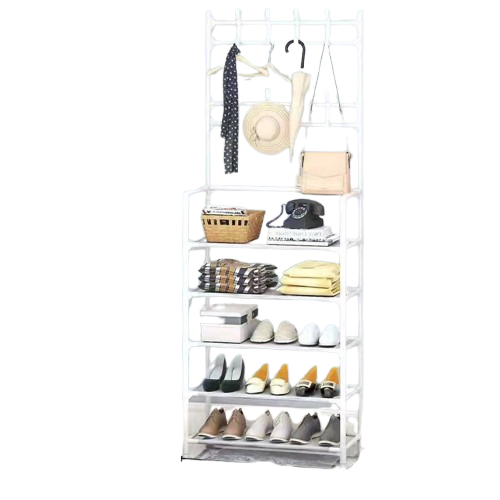 Стійка для одягу та взуття WH9106-5 60x28x171 см White (00000010911)