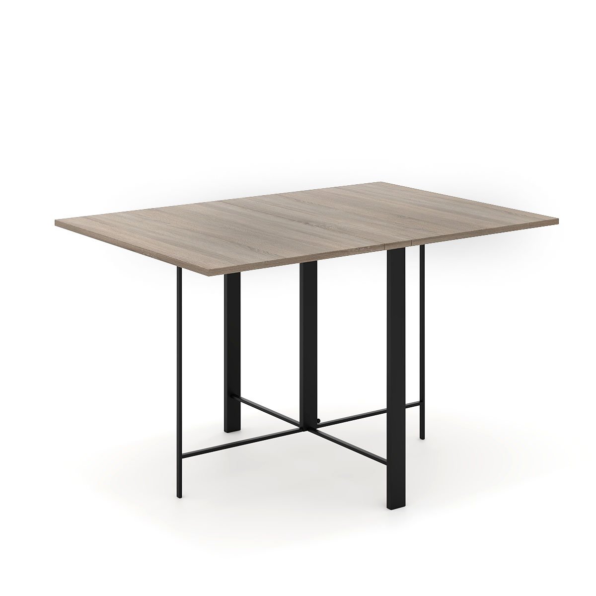 Стол-трансформер ART IN HEAD Voody 1300x900x756 мм Дуб винтаж оксид/Чёрныей (TB26090000030) - фото 4 Стол-трансформер ART IN HEAD Voody 1300x900x756 мм Дуб винтаж оксид/Чёрныей (TB26090000030) - фото 4