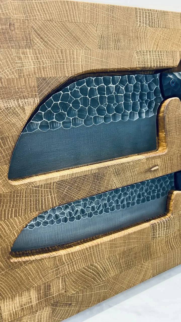 Набір кухонний DS37 дошка обробна з сапкою Серб і ножем Шеф 3 пр. (27722361) - фото 4 Набір кухонний DS37 дошка обробна з сапкою Серб і ножем Шеф 3 пр. (27722361) - фото 4