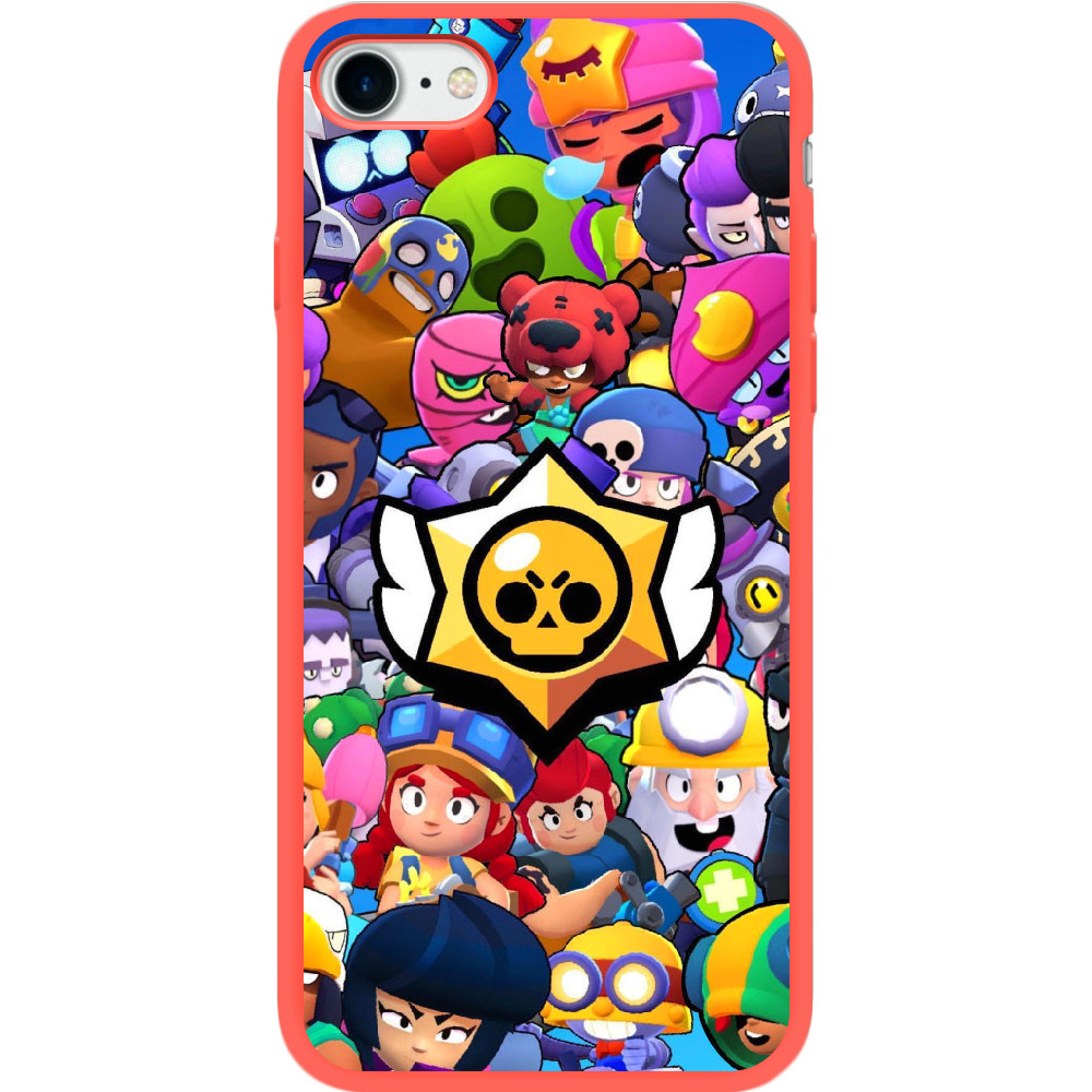 Чехол BoxFace Apple iPhone 7/8 SE  2020 Brawl Stars Красный силикон (26205-up2389-35445)