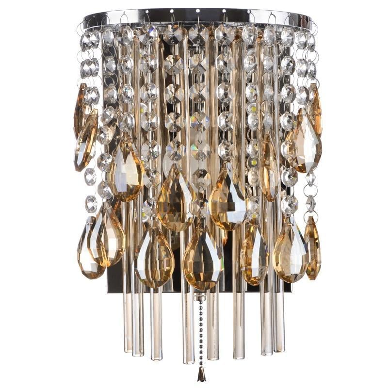 Бра настенное накладное BCL-436W/1 E14 хрустальное с выключателем классическое (26-056) Бра настенное накладное BCL-436W/1 E14 хрустальное с выключателем классическое (26-056)