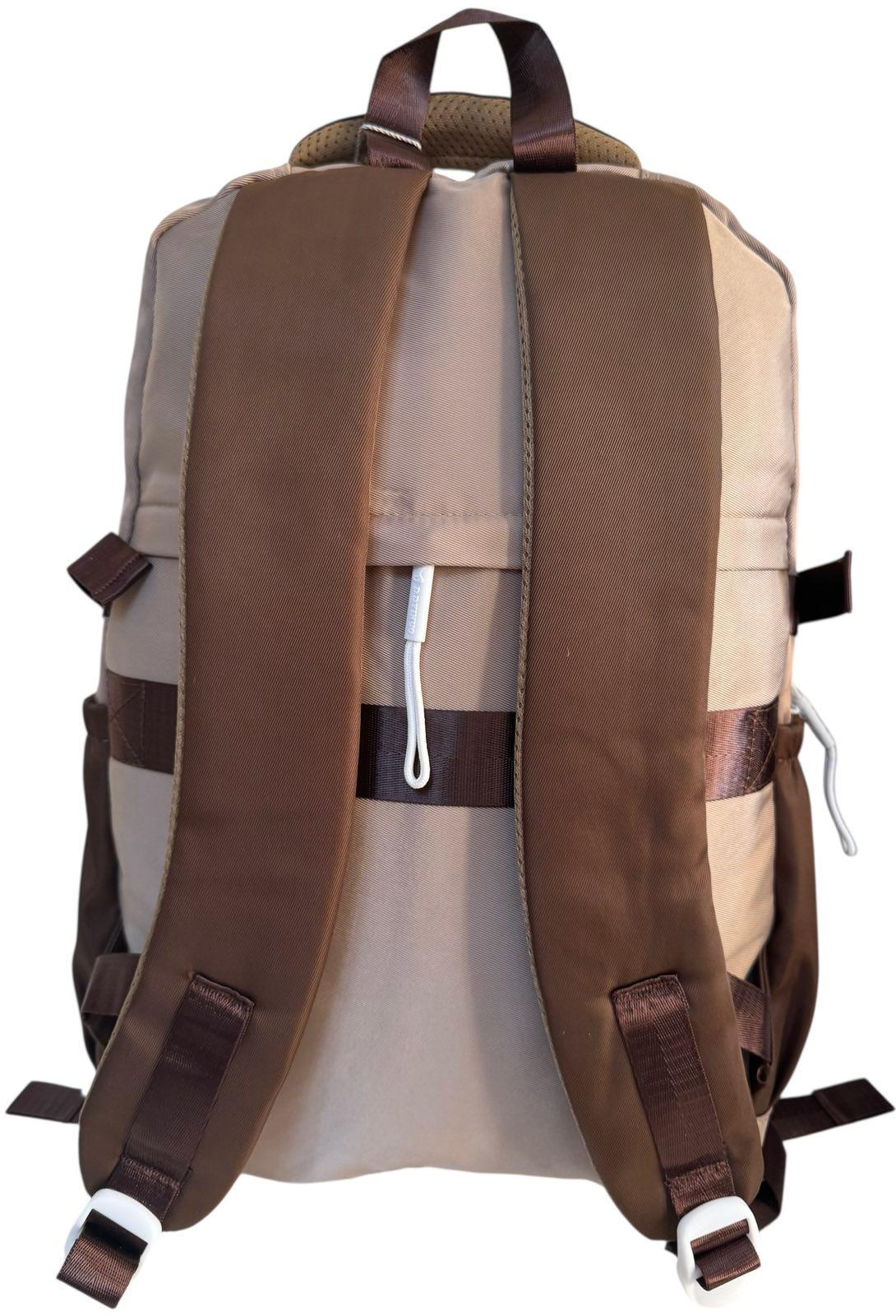 Рюкзак шкільний з трьома відділеннями Бежевий (7902B) - фото 2 Рюкзак шкільний з трьома відділеннями Бежевий (7902B) - фото 2