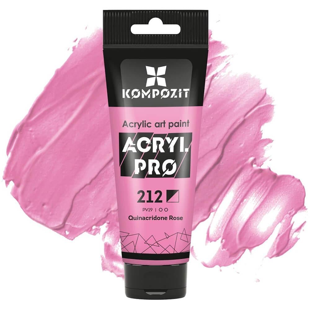 Акрилова фарба ART Kompozit 212 75 мл Хинакридіон рожевий (59212) Акрилова фарба ART Kompozit 212 75 мл Хинакридіон рожевий (59212)
