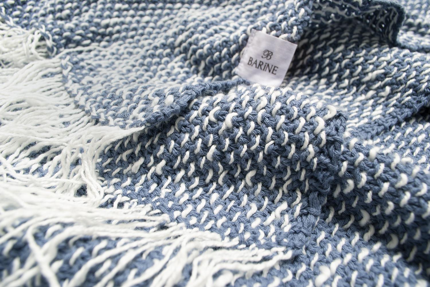 Плед Barine Wave 140x170 см Indigo (2000022200912) - фото 3 Плед Barine Wave 140x170 см Indigo (2000022200912) - фото 3