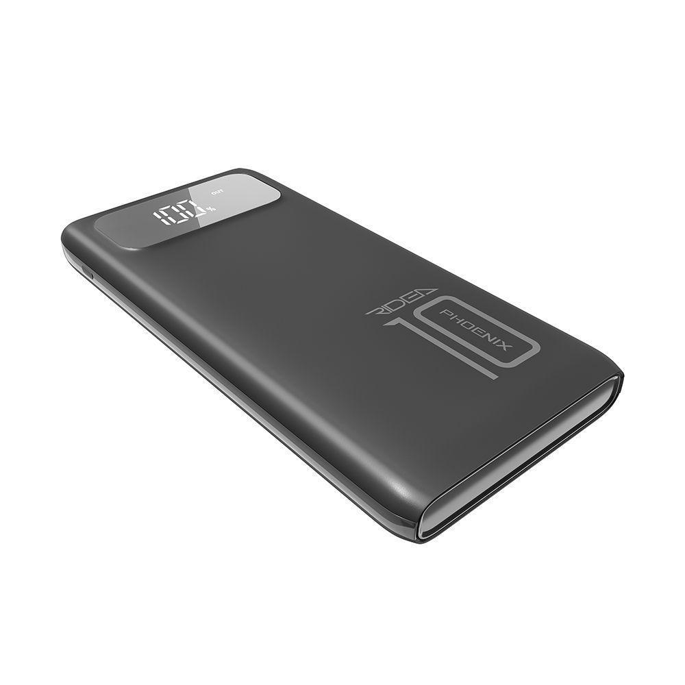 Универсальная мобильная батарея Ridea RP-D10L Phoenix10 10W digital display с лампой 10000 mAh (216-00030)