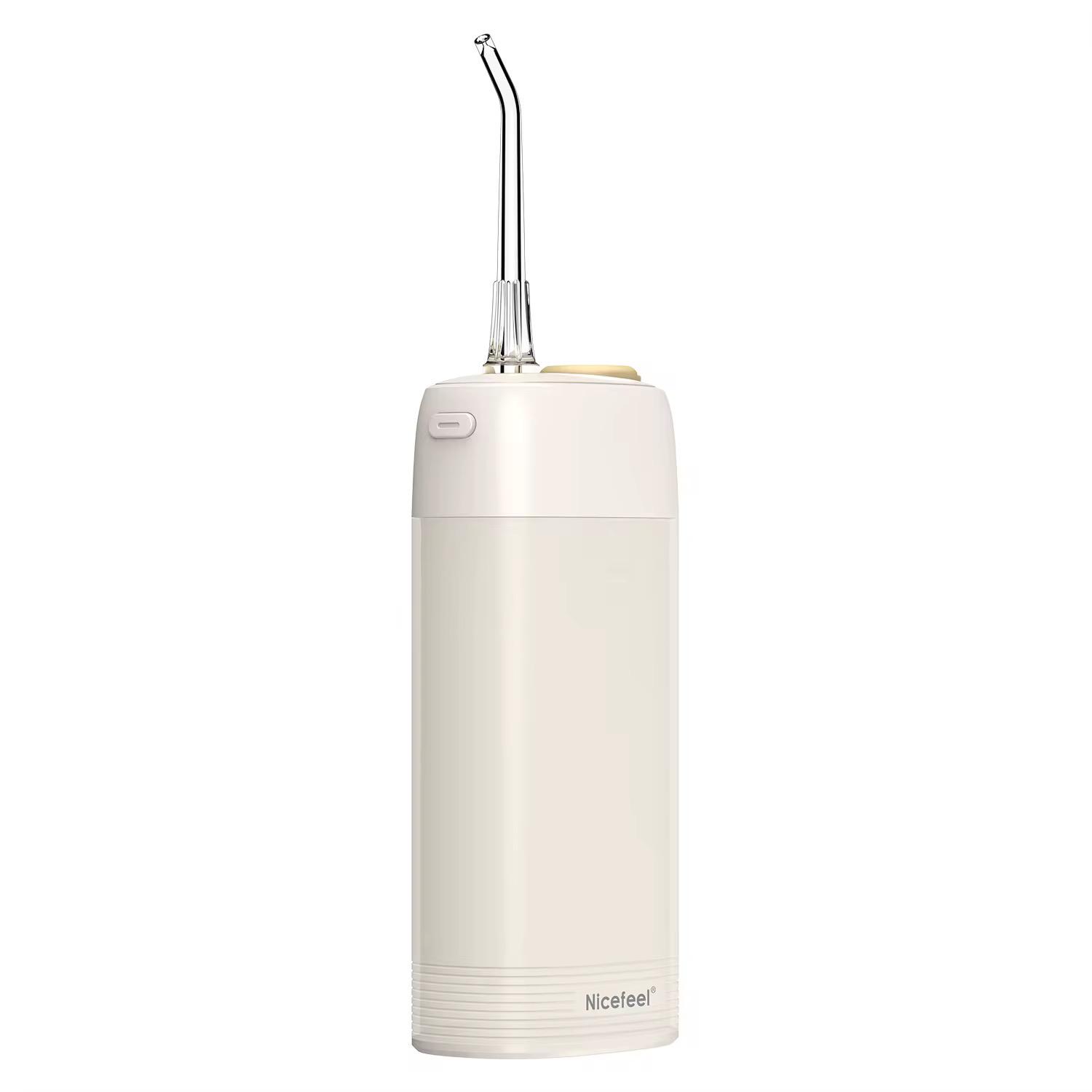 Ирригатор для зубов NiceFeel FC5130 3 режима портативный беспроводной для дома и путешествий Бежевый